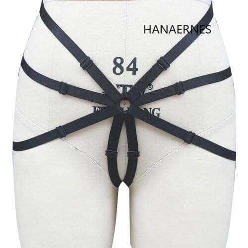 Womens Sexy Garter Belt Bow Garter Harajuku Gothic Body Harness Wedding Garters Bridal Bondage Harness Gothic Garters