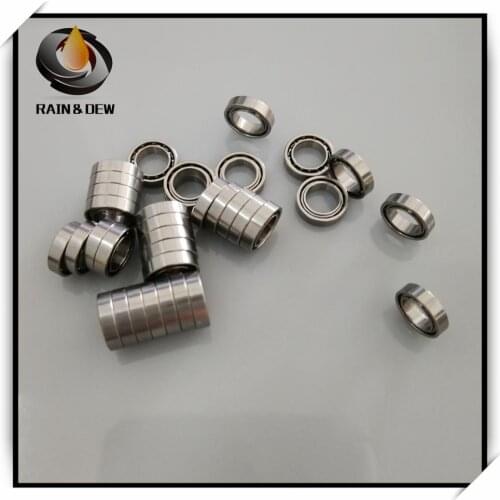 10Pcs 8x12x2.5 mm SMR128 Open Bearing Stainless Steel Ball Bearing MR128