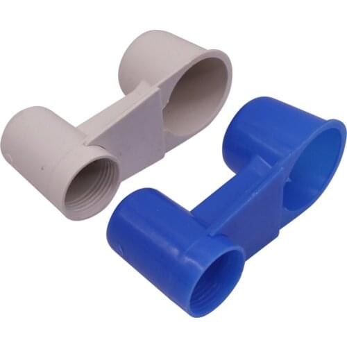 50 pcs Bird Cage Terrarium Bird Feeder Food Tank Bird Feeder Double Mouth Water Guide Cage Accessories 105 * 35 * 49mm