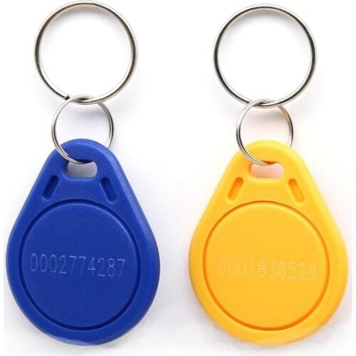 50pcs/lots)TK4100 (EM4100 compatible) RFID Read-only 125KHz Keyfob Anti-corrosion Keychain ID Keyfinder Key Finder Tag