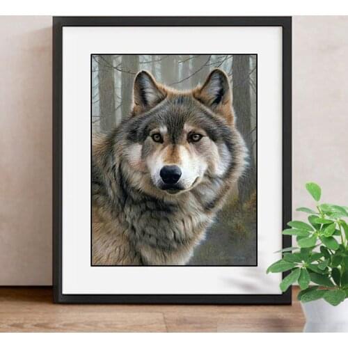 5D DIY Diamond Painting wolf Diamond Mosaic Picture Of Rhinestones Diamond Embroidery Cross Stitch Animal Home Decor Gift