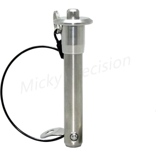 Stainless steel 304 Quick release pin with lanyard Ball lock pins diameter 5/6/8/10/12/16/20/25, length 10-100mm