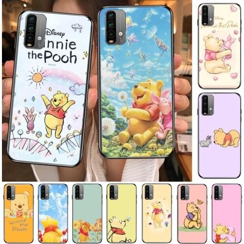 Winnie the Bear Phone Case For XiaoMi Redmi 11 lite 9C 8A 7A Pro 10T 5G Cover Mi 10 Ultra Poco M3 X3 NFC 8 SE cover