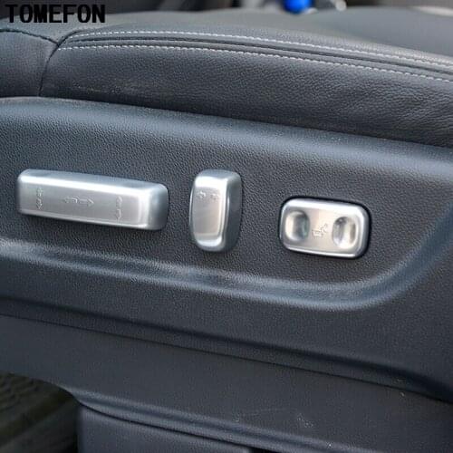 For HONDA CR-V CRV 2015 2016 ABS Chrome Seat Adjustment Switch Cover Sticker Interior Decoration Car Styling 5pcs