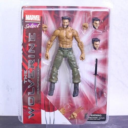 Marvel Select X-Men The Wolverine Logan PVC Action Figure Collectible Model Toy Brinquedos Figurine