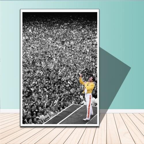 Home Decoration Painting Concert At Wembley Stadium Wall Pictures for Living Room Canvas Painting Kitchen Back To The Future