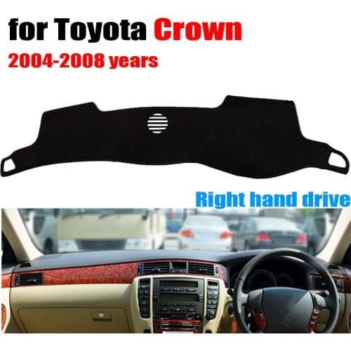 Car dashboard cover mat for TOYOTA CROWN 2004 to 2008 years Right hand drive dashmat pad dash mat covers dashboard accessories
