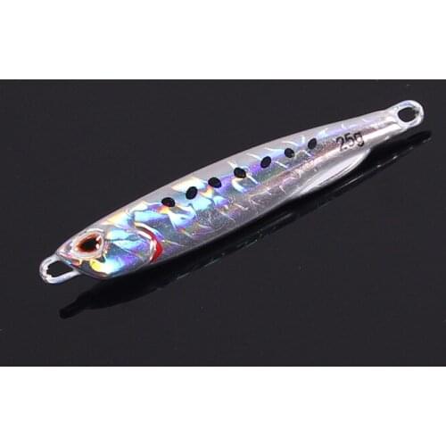 Artificial Luminous Metal Cast Jig Fishing Lure Hard Lure Lifelike 3D Eyes Wobbler Anti-corrosion High Quality Fishing Bait