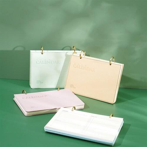 Standing Flip Desk Calendar Desktop Date Notepad Calendar Home Office Daily Schedule Table Planner