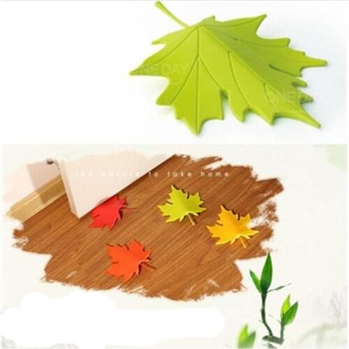 2018 FREE SHIPPING! Novelty Cute Leaves shapes door stopper for kids Security door stopper For home decoration 4 Colors