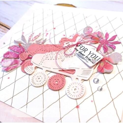 New Skates decoration metal Cutting Dies Stencils DIY Scrapbooking Paper/photo Cards Embossing Dies