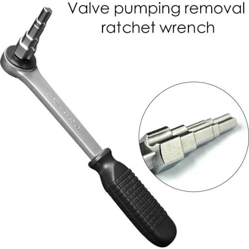 Durable Radiator Spanner Multiused Home Supplies Nipples Radiator Carbon Steel Ratchet Spanner 10-21mm Stepped Wrench Hand Tool