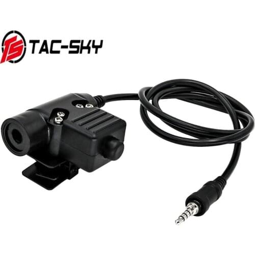 TAC-SKY YAESU VERTEX PTT U94 PTT Yaesu Vertex Plug For Walkie-Talkie VX-6R VX-7R VX6R VX7R FT-270 FT-270R VX-127 Vertex Yaesu