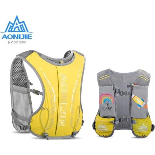 AONIJIE Ultralight Backpack Girls Boys Children Trail Running Vest Outdoor Hydration Bags Hiking Pack For 6 To 12 Years Old