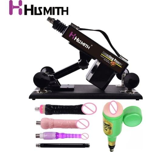 Hismith Automatic Sex Machine for Couple Multi-speed Adjustable Thrusting Sex Toys Male Masturbation Retractable Dildo for Women