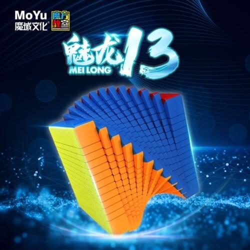 Meilong 13x13 Stickerless Cubo Magico Speed cube puzzle Educational toy X'ams Gift