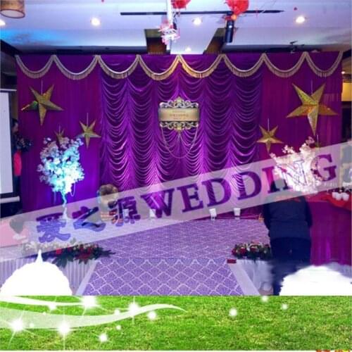 2017 waterfall wedding backdrops ,wedding stage drape color can be customed,wedding decor