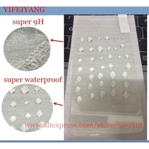 10pcs Grade AAA super 9H waterproof Screen Protector For iphone X 8 8P 10 Tempered Glass Protective Film Front Cover