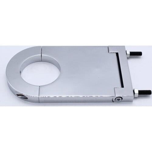 4 1/2" Chrome Aluminum Steering Column Drop Bracket fits 2”Columns for SBC BBC 350