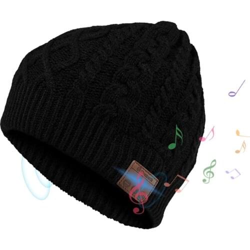 2020 Wireless Bluetooth Headphone Headset Earphone Smart Music Hat Warm Beanies Winter Hat with Speaker Mic Best Christmas Gift