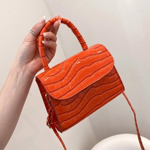 Brand Shoulder Bag For Women 2021 Fashion Summer Totes Handbags Ladies PU Leather Crossbody Bags Stylish Mini Lipstick Bags