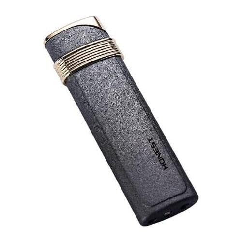 Honest inflatable lighter, creative personality red flame metal portable cigarette lighter