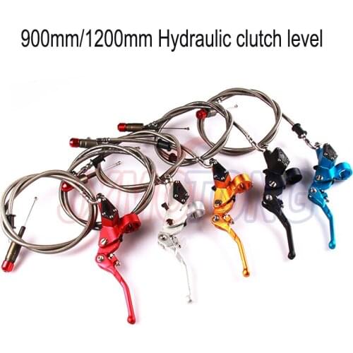 Hydraulic clutch level master cylinder 1200mm fit Motorcycle Dirt bike Pit Bike 125cc-250cc Vertical Engine