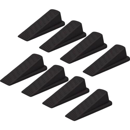 Door Wedge Stopper Door Stops for Floor-Door Stop Wedge Rubber Door Stop 8Pcs Door Stopper Wedge Easy Solution