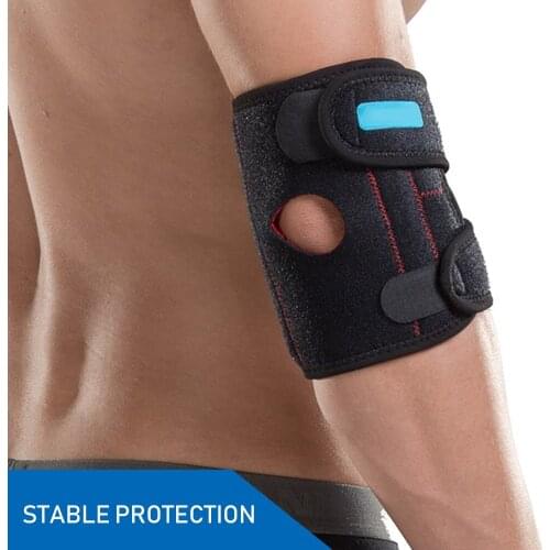 Adjustable Elbow Support Wrap Brace Pad Strong Basketball Sports Elastic Elbow Injury Pain Relief Protector Sports Safety
