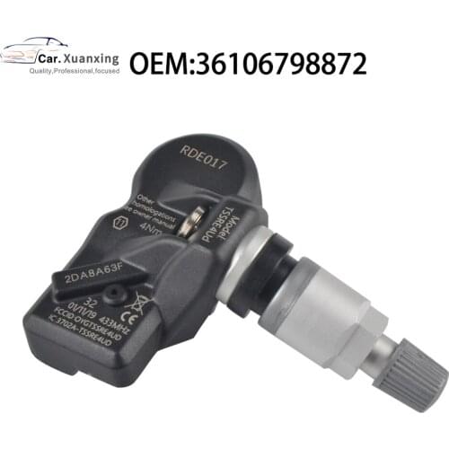 4Pcs 36106798872 Tire Pressure Sensor Monitoring System TPMS 433Mhz For BMW 5 6 7 X1 X3 X4 Z4 Mercedes Benz GLB Class GLE GLS