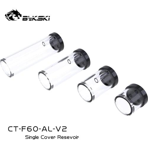 Bykski 100 150 200mm X 60mm Diameter Cylinder Water Tank Extension Tank for Bykski Pump Extending /Water Cooling Reservoir