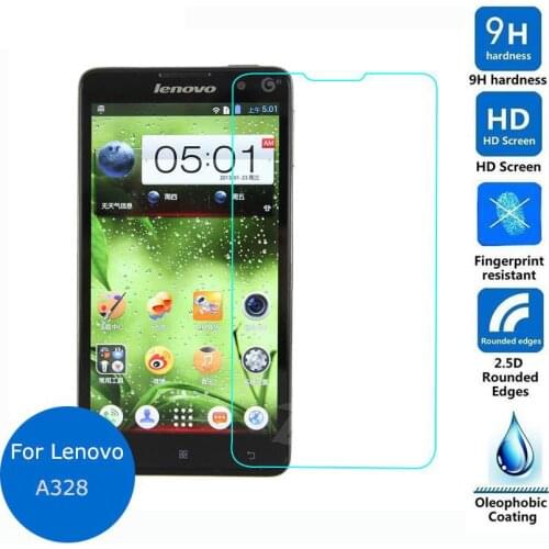 For Lenovo A328 Tempered glass Screen Protector 9h 0.26mm Safety Protective Glass Film on A328T A 328 Guard Protection