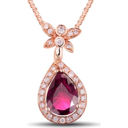 MENGYI Fashion High Grade Jewelry Dragonfly Water Drop Rose Color Pendant Necklace Womens Necklace Wedding Jewelry Gift