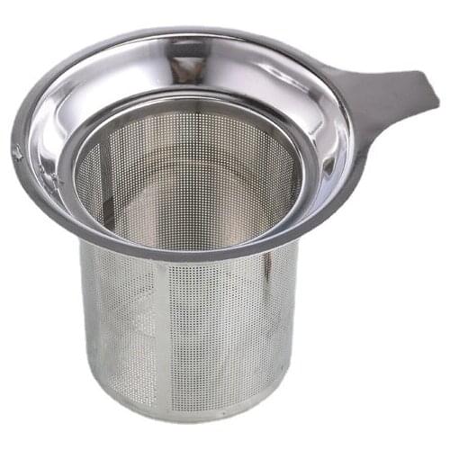 1Pc Teapot Tea Strainer Reusable 304 Stainless Steel Hot Pot Ingredient Filter Spice Loose Tea Leaf Infusers Kitchen Accessories