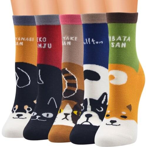 25# Christmas Cotton Women Socks Casual Pattern Tube Comfortable Xmas Socks Sweat-absorbent Keep Warm High Quality Sports Socks