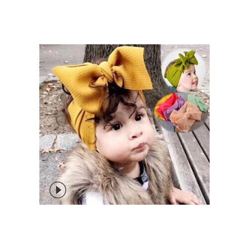 60pcs/lot DIY Multi Simple Fabrics Niblet Headband Pure Colore Bowknot Wide Head Bands Hair Styling Tools Hair Accessories HA770