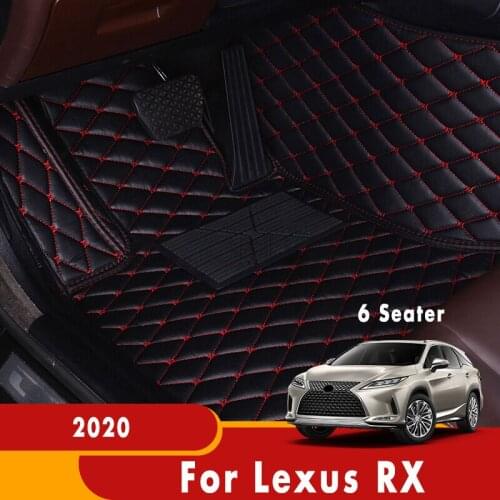 Car Floor Mats For Lexus RX 2020 (6 Seater) Waterproof Car Carpet Automobiles Auto Custom Cover Styling Protect Rugs Foot Pads