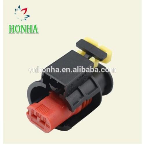 Free shipping 2Pin waterproof sensor VVT plugs auto cam into the exhaust solenoid valve harness connectors 284556-1