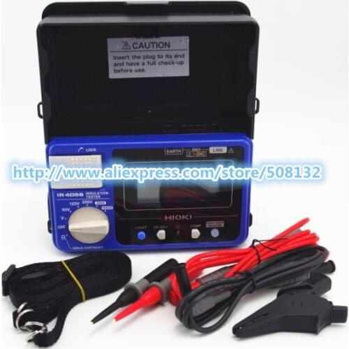 HIOKI IR4056-20 5-Range, 50 to 1000V Digital Insulation Resistance Tester