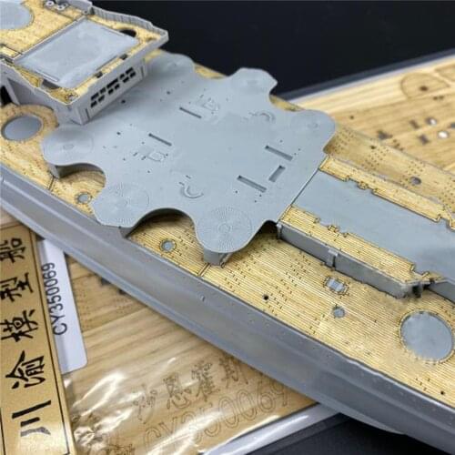  Wooden Deck DIY Modification Part for 1/350 Scale Scharnhorst 1943 Dragon 1040 Battleship Model