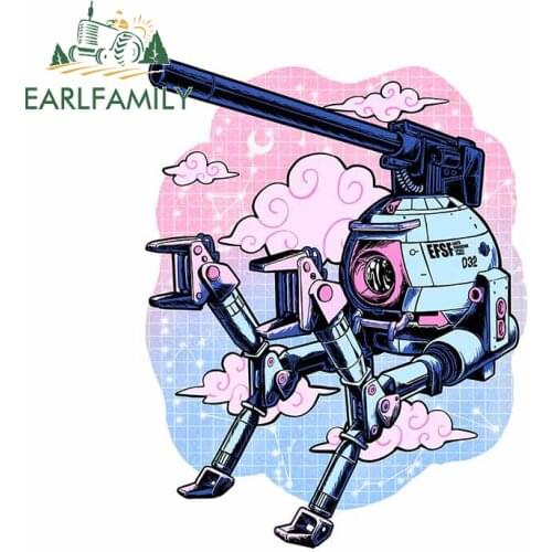 EARLFAMILY 13cm x 10.1cm for RB 79 BALL CANDY Vinyl Car Stickers Decoration Motorcycle Scratch-proof Window Decal for VAN SUV