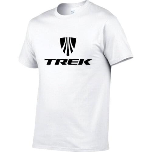 TREK Mountain Bike Printed T-shirt Mens Summer 2021 100% Cotton T-shirt Hip Hop Streetwear Harajuku Yellow Top T-shirt