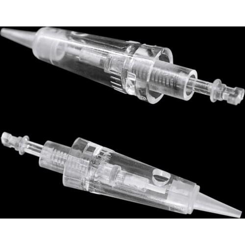 Tattoo Cartridge Needles 100Pcs 2P Permanent Makeup Eyebrow Lip Eyeliner Microblading Embroidery for Tattoo Machine Power Supply