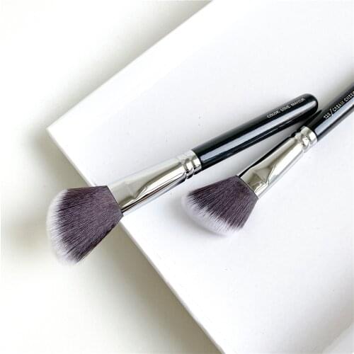 128 CREAM CHEEK BRUSH - Soft Anlged Contour Blush Sculpting Powder Makeup Brush