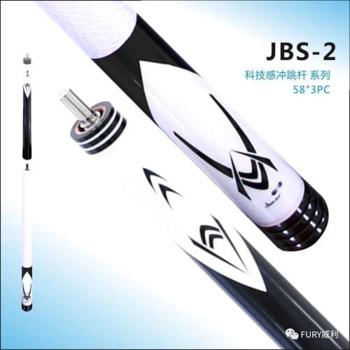 FURY JBS-1 Break&Jump Cue 13mm G10 Tip Black Bakelite Ferrule High-Quality ZRB Shaft Irish Lined Thread Wrap Professional Punch