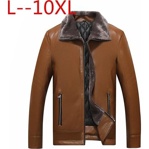 HOT Winter Male New fur One male long sheep and Wool leather jacket plus size 10XL 8XL 6XL 5XL 4XL