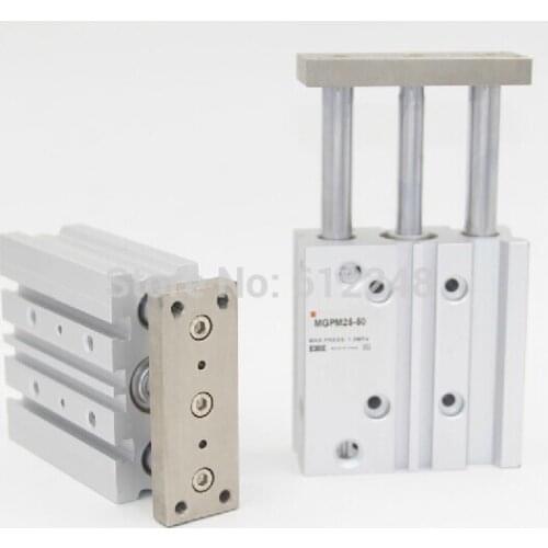 MGPM/MGPL 12mm Stroke 10-50 Compact Pneumatic Air Cylinder with Guide Rod MGPM12-10 MGPM12-20 MGPM12-30 MGPM12-40 MGPM12-50
