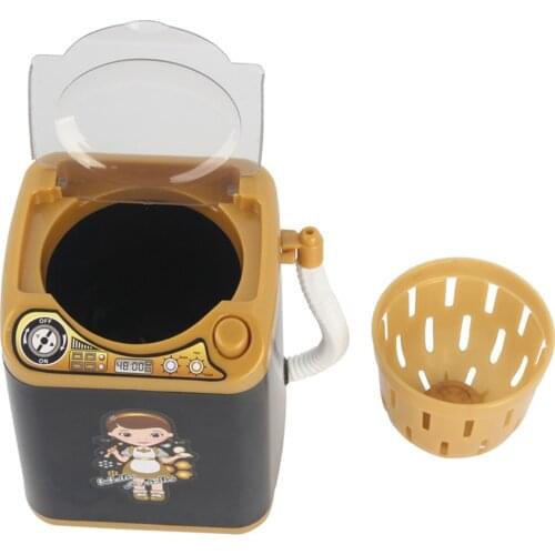 Mini Washing Machine Makeup Brushes Cleaner Device Automatic Electric Cute Cosmetics Powder Beauty Cleaning Machine Toy 19L0527