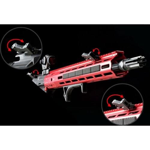 Tilting Mechanical Folding Aiming Gel Ball Gun Modification Accessories Outdoor Sports CS DIY Toy SA05S
