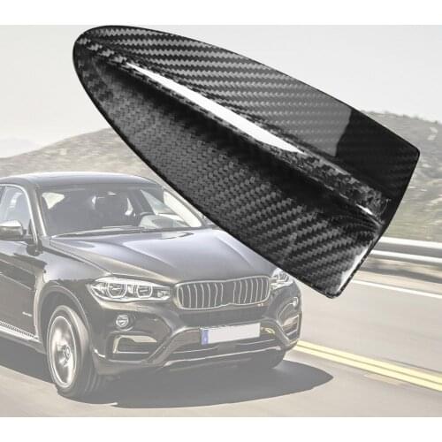 Car Carbon Fiber Durable Scratch Resistant Shark Fin Antenna Protective Cover for BMW X3 X5 X6 F25 E70 E71 E72